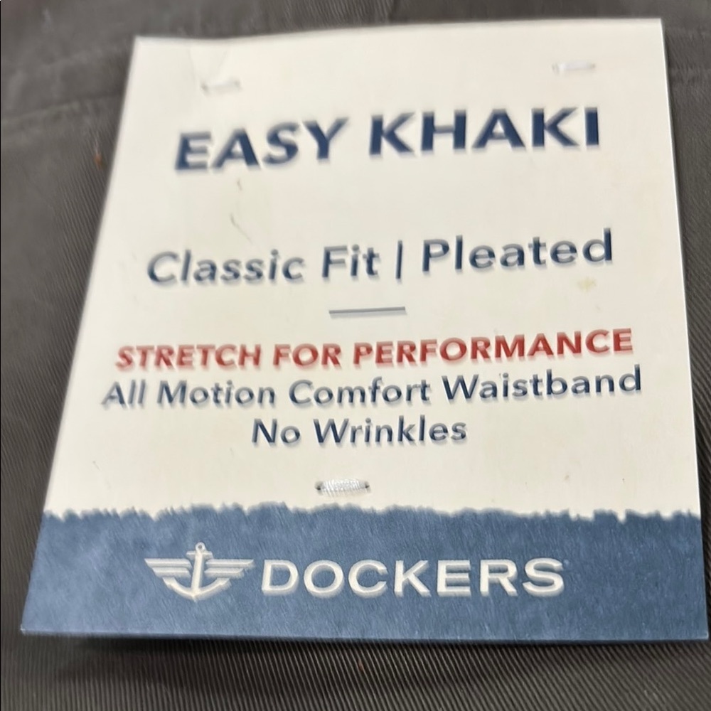 Dockers Classic Fit Pleated Khaki Pants